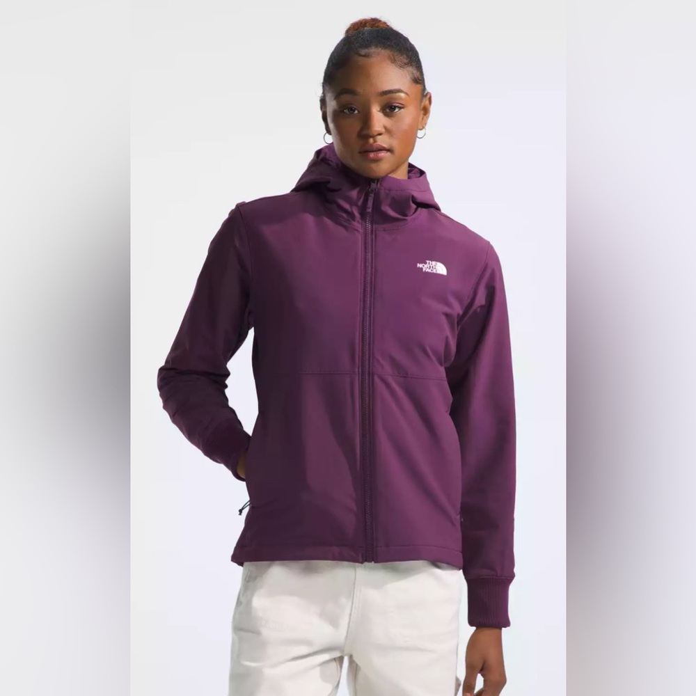 North Face Shelbe Raschel Hoodie in Black Currant Purple Women’s Size Medium New - Picture 1 of 11